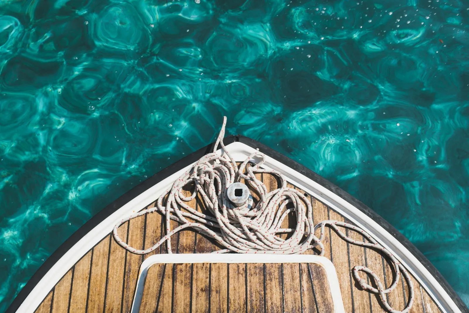After hiring a boat and following the coastline of Brač for about an hour, we dropped anchor in a quiet, isolated spot and prepared to jump in to the crystal cl