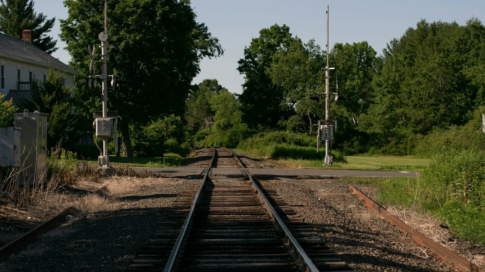 There's something calming about train tracks to me, plus they remind me of anime, especially 5 centimeters per second.