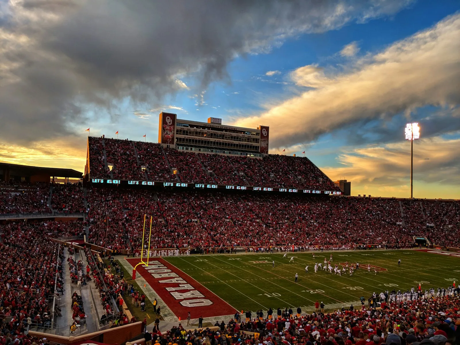 Architectural football field view — Amon G. Carter Stadium home of TCU Horned Frogs