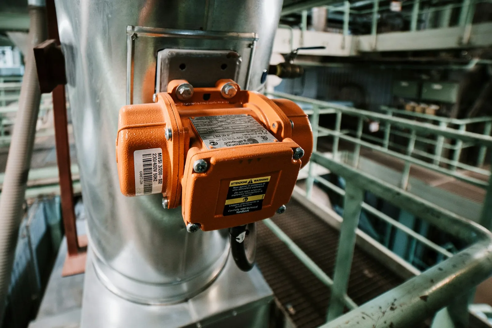 New electric motor in the Müllverbrennungsanlage Bonn.