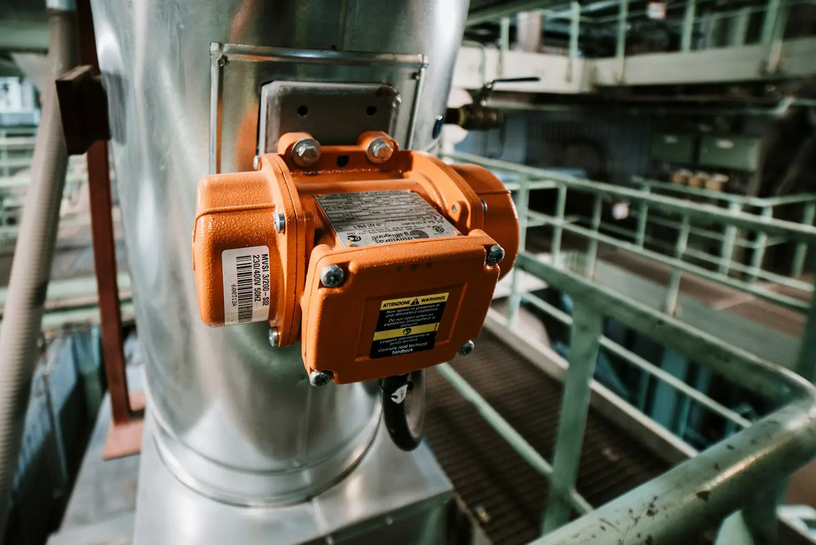 New electric motor in the Müllverbrennungsanlage Bonn.