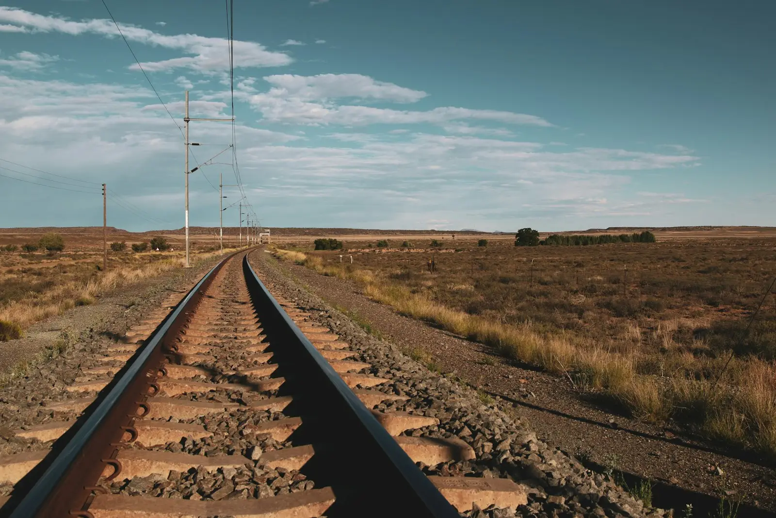 Train tracks in Karoo