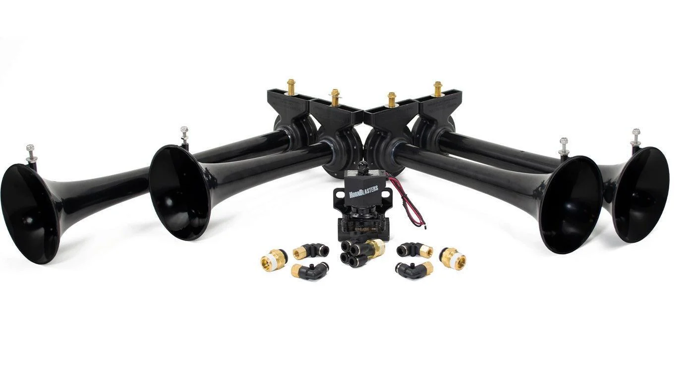 Shocker XL four-trumpet horn set from the Conductor's Special 240 kit