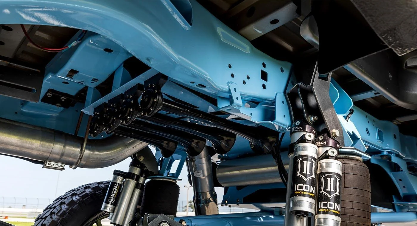 Conductor's Special 240 air system detail — 2-gallon six-port tank and Viair 400C compressor