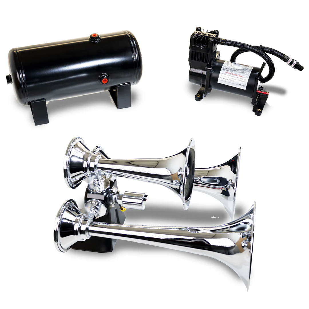 Kleinn HK6 triple train horn kit complete system overview