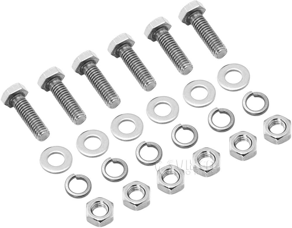 Vixen VXH3418B included mounting hardware: bolts, flat washers, lock washers and nuts